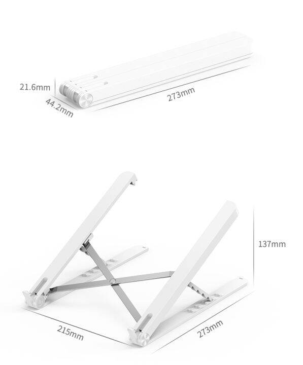 แท่นวางแล็ปท็อป-แท่นวางโน๊ตบุ๊ค-ปรับขนาดได้-5-ระดับ