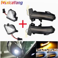 Dynamic LED Turn Signal Blinker for Skoda Octavia Mk3 A7 5E for VW T-roc Troc T-cross 2014-2020 Under Mirror Light Puddle Lamp