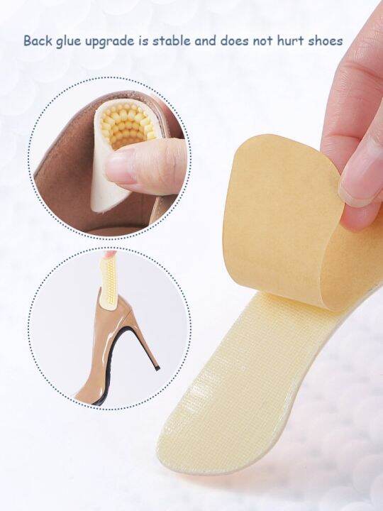 women-silicone-insoles-for-shoes-high-heels-adjust-size-massage-heel-liner-grips-protector-sticker-pain-relief-foot-care-inserts-shoes-accessories