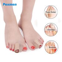 ∋ Pexmen 1/2Pcs Gel Toe Separators Large and Medium Bunion Corrector Prevent Big Blisters Corns Drifting Inwards Toes Straightener