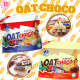 OAT CHOCO  ขนมข้าวโอ๊ตธัญพืชอัดแท่ง ของว่างทานเล่นกรุบกรอบ 400g และ 80g🌾