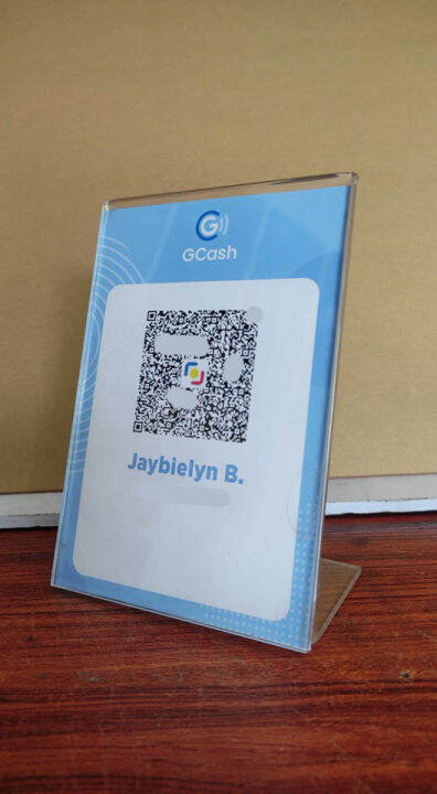QR CODE ACRYLIC STAND 3R 4R A4 SIZE | Lazada PH