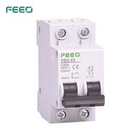 【YF】 FEEO 2P 6A/10A/16A/20A/25A/32A/40A/50A/63A DC 550V Circuit breaker MCB Solar Energy Photovoltaic PV  Switch