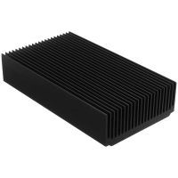 Aluminum Heatsink 4.72 x 2.72 x 1.06 Inch /120 x 69 x 27 mm Heat Sink Cooling Black Oxide Radiator 22 Fin