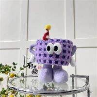 matching big-eyed cute little monster storage desktop snacks high-end purple basket