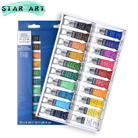 Winsor Newton Gewen ชุดสีน้ำหลอด5Ml 10สี/20เม็ดสี Clear สามเณรเริ่มต้นศิลปิน Art นักเรียนทุ่มเทเริ่มต้น Professional การวาดภาพด้วยมือแบบพกพาเครื่องมืองานศิลปะ