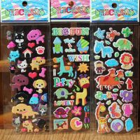 10PcsLot Stickers 3D Bubble Animals Sticker Snowboard Adesivo Laptop Sticker