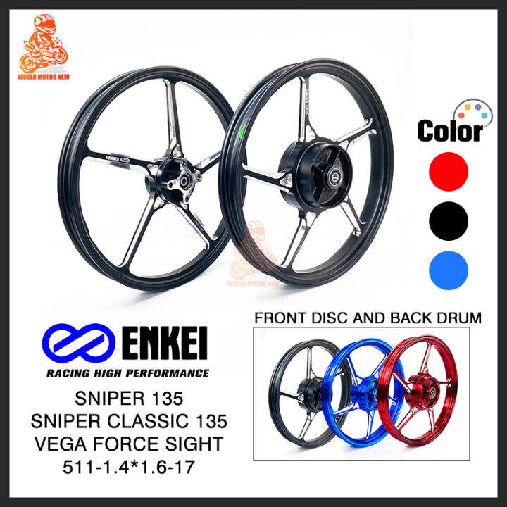 Enkei 511 Mags YAMAHA ultra-thin CNC SNIPER 135 Classic Front Disc ...