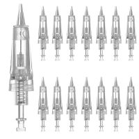 【YF】♂  15pcs T Disaposable Microblading  Needles 1R/3R/5R/3F/5F/7F PMU Cartridge Needle Permanent Makeup Machine