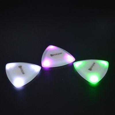 LED Glowing Guitar Pick Replacement Touch Luminous Electric Guitar Ukulele Bass Plectrum Stringed Instruments Parts