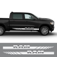 For Dodge RAM 1500 2500 3500 Rebel Pickup Door Side Skirt Stickers Truck Decal Car Vinyl Decor Decal Auto Tuning Accessories