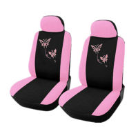 Cute Car Seat Covers Protector Mat Butterfly Embroidery Car Styling Women Seat Cushion Automobiles Car Interior Accessories