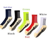 Spot Parcel Post [yellow bottom] socks anti slip socks medium size football sport soccer stocking basketball badminton sock Instock