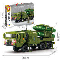 ProudNada Toys ตัวต่อเลโก้ เลโก้ รถทหาร ขีปนาวุธ S SEMBO BLOCK HQ-16 ANTI-AIRCRAFT MISSIKES 550 PCS 105716