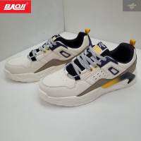 BAOJI ของแท้ 100% รองเท้าผ้าใบชาย รองเท้าออกกำลังกาย รุ่น BJM755 สีครีมกรม SIZE 41-45