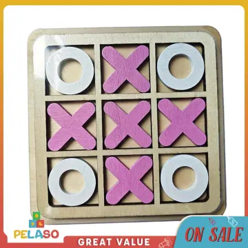 Tic Tac Toe Board Game 5.91 x 5.91 Tic Tac Toe Table Game Resin