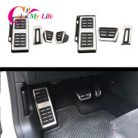 Color My Life Car Pedals for Skoda KAMIQ Combi SCALA Octavia Rapid Superb Karoq Kodiaq 2017 - LHD AT MT Pedal Pad Cover