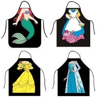 Sexy Apron Creative Kitchen Apron Funny Mermaid Women Aprons Dinner Party Cooking Apron Adult Baking Accessories Aprons