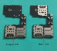 10 ชิ้น / ล็อตคู่ / เดี่ยวสําหรับ Motorola Moto G3 XT1055 XT1050 ที่ใส่ซิมการ์ด Micro SD Memory Reader Flex Cable Board