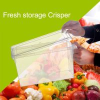 ตู้เย็นโปร่งใสกล่องเก็บของสด Crisper มีผนึกสำหรับตู้เย็นกล่องใส่อาหาร