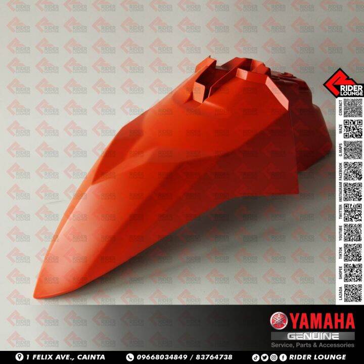 Rider Lounge Genuine Yamaha Fender Front Matte Orange For Yamaha Mio