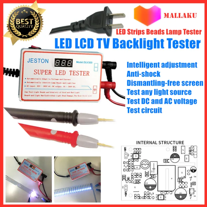 lave et eksperiment gået i stykker Elastisk LED LCD TV Backlight Tester , LED Strips Beads Lamp Test Repair Tool , Bead  Lamp Strip Tester | Lazada PH