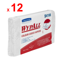 WYPALL แผ่นเช็ดทำความสะอาด ไวป์ออลล์ ฟูดเซอร์วิส ไวเปอร์ รหัสสินค้า 94166 สีขาว สินค้าคิมเบอร์ลี่ย์-คล๊าค โปรเฟสชั่นแนล 12 ห่อ ห่อละ 20 แผ่น