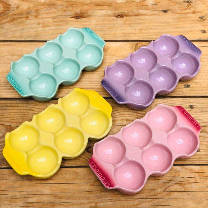 Le Creuset Ceramic Egg Tray Collection Lazada PH