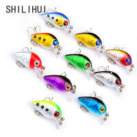 SHILIHUI Crankbait เหยื่อล่อปลา2.6ซม./1.6G Wobble เหยื่อพลาสติก DW1082