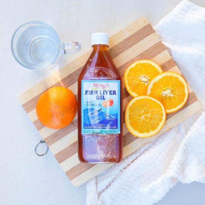 Ming's Fish Liver Oil Syrup With Fresh Orange Juice 500ml BUY 1 TAKE 1