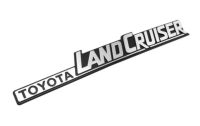 ราคาต่อ 2 ชิ้น โตโยต้า แลนด์ครูซเซอร์ พื้นดำ ติดด้านข้าง TOYOTA LAND CRUISER  60 rear side fener emblem logo