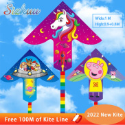 2022 New Kite Sizkuu Children Kites Funny Face Kite Fluttering Kites