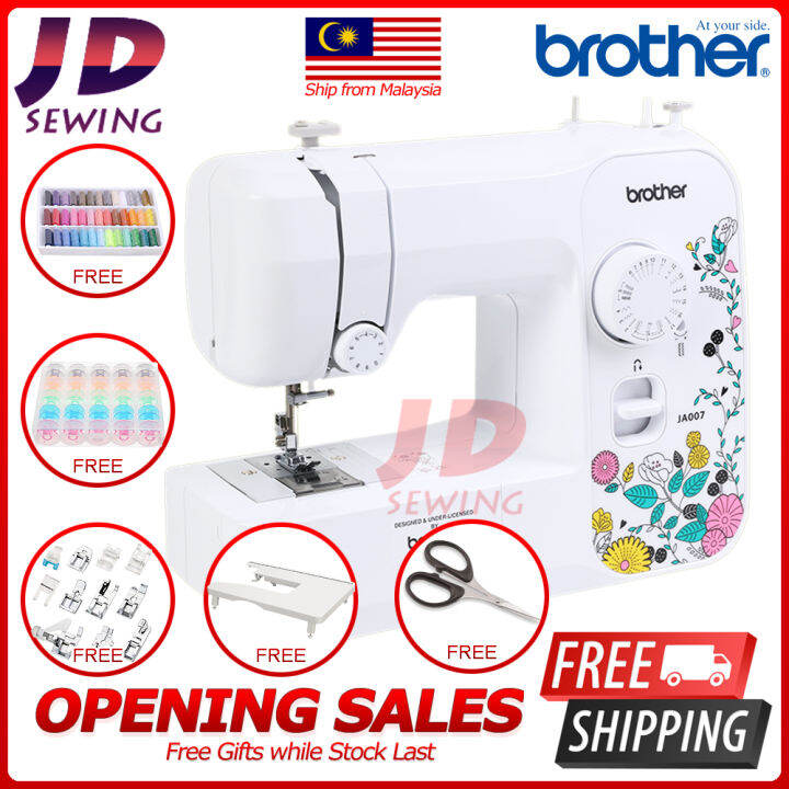Brother JA007 Sewing Machine Portable Mesin Jahit Elektrik Lazada