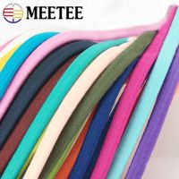 Meetee 5/10/20M 5mm Elastic Bands Thick Flat Rubber Rope Stretch Cords DIY Hair Notebook Band Bracelets Clothes Sewing Accessory