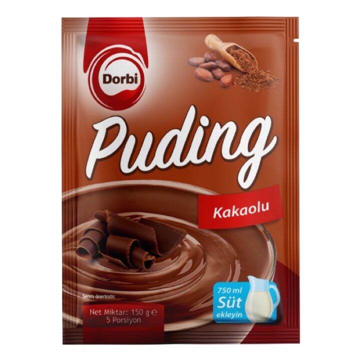 ผงพุดดิ้ง-รสโกโก้-แบรนด์-dorbi-pudding-powder-นำเข้าจากตุรกี