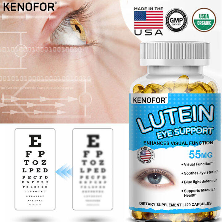 Lutein And Zeaxanthin Eye Capsule Supplement Promotes Eye Health ...