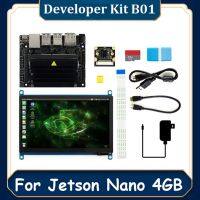 For Jetson Nano 4GB B01 Artificial Intelligence Board Programming Robot Embedded Deep Learning Board +7-Inch Touch Screen IMX219 Camera DIY