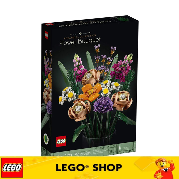 LEGO Flower Bouquet 10280; A Unique Flower Bouquet and Creative Project for  Adults (756 Pieces) 