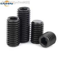 20/ 10/ 5/ 2pcs M1.6 M2 M2.5 M3 M4 M5 M6 M8 Grade 12.9 Carbon Steel Alloy Steel Hex Socket Set Screws Grub Screw DIN916