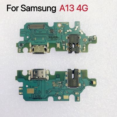 USB ดั้งเดิมช่องเสียบชาร์จซ็อกเก็ตด็อคชาร์จหัวเชื่อมปลั๊กไมโครโฟนบอร์ดเฟล็กซ์เหมาะสำหรับ Samsung Galaxy A13 A135F 4G