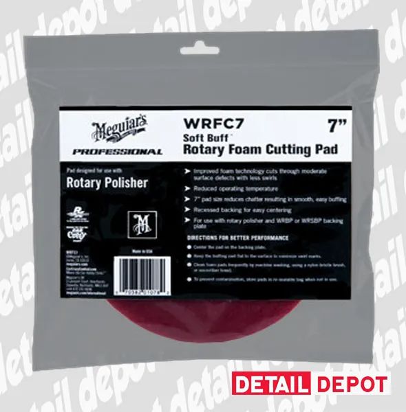 Meguiars WRFC7 Rotary Foam Cutting Pad Lazada PH