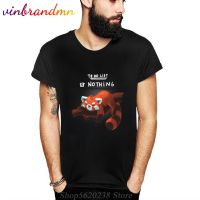 2021 Parody Fashion Summer Red Panda To Do List Nothing T Shirt Men Funny Kawaii Panda T-Shirt Camiseta Homme Cute Racoon Tshirt