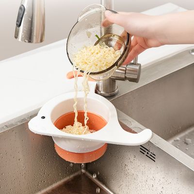 [COD] sink drain basket retractable adjustable dry and wet separation filter leftovers residue