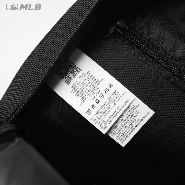 กระเป๋าเป้สีดำแบรนด์-mlb-แท้-ลาย-ny