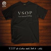 เสื้อสายเมา " V.S.O.P " สุดซอยcotton100%แขนสั้นมีสีขาว/ดำ พร้อมส่ง จัดส่งจากกทม