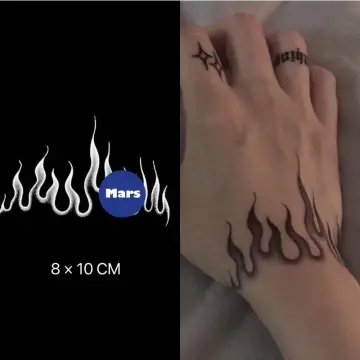 Flame Wrist Tattoo | Flame tattoos, Wrist tattoos for guys, Hand tattoos  for guys
