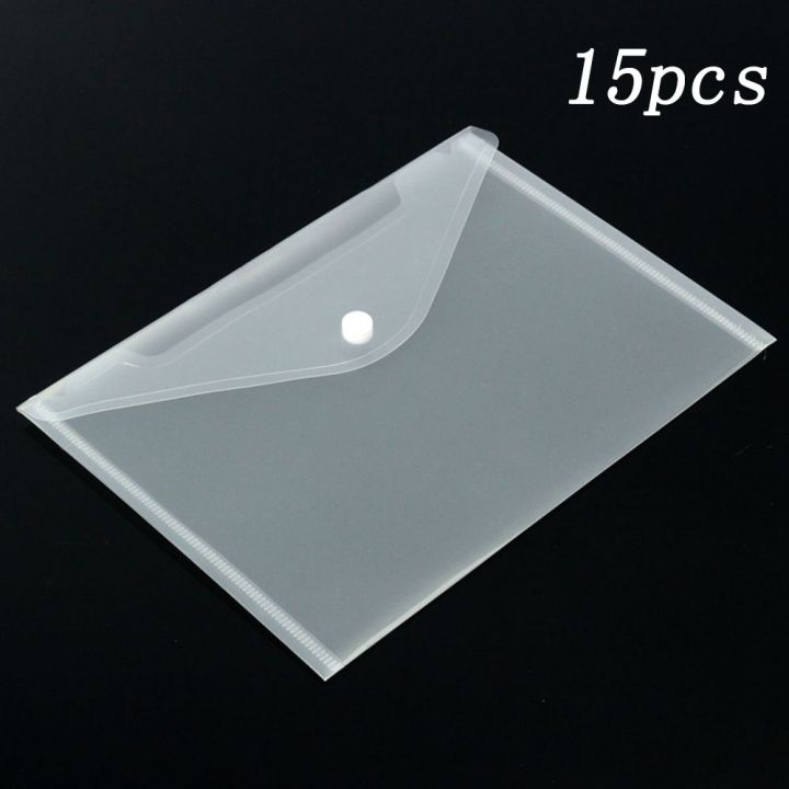 NSPIRE Envelope Bag Wallet Plastic A5/A4 Paper Storage Folders File ...