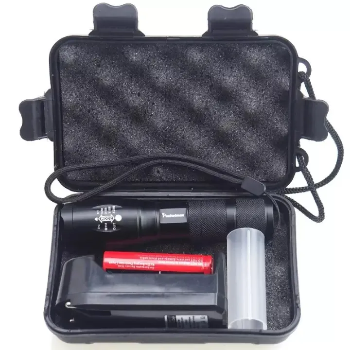 68000W LED XMLT6 8000LM Tactical Flashlight Aluminum Waterproof