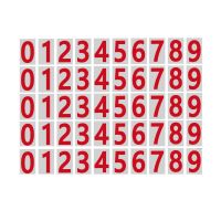 ♣▬✚ 1 Sheet Car Digits Numeral Car Or House Door Street Address Mailbox Number Room Gate Vinyl Decal Reflective White Black Stickers