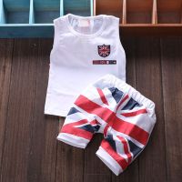 Summer Baby Boys Set Cotton Vest Top + Shorts